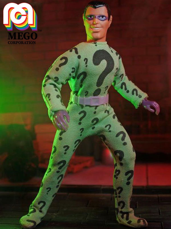 Mego DC Comics World’s Greatest Super Heroes The Riddler 50th Anniversary 8 Inch Action Figure